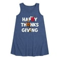 thumbnail image 1 of Peanuts - Happy Thanksgiving Icons - Toddler and Youth Girls A-line Dress, 1 of 6