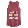 thumbnail image 1 of Peanuts - Happy Thanksgiving Icons - Women's Racerback Tank Top, 1 of 6