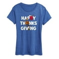 thumbnail image 1 of Peanuts - Happy Thanksgiving Icons - Women's Short Sleeve Graphic T-Shirt, 1 of 6