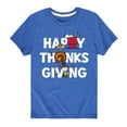 thumbnail image 1 of Peanuts - Happy Thanksgiving - Toddler And Youth Short Sleeve Graphic T-Shirt, 1 of 6