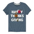 thumbnail image 1 of Peanuts - Happy Thanksgiving - Toddler And Youth Short Sleeve Graphic T-Shirt, 1 of 6