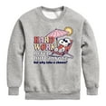 thumbnail image 1 of Peanuts - Hard Work - Toddler And Youth Crewneck Fleece Sweatshirt, 1 of 6