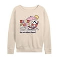 thumbnail image 1 of Peanuts - Hard Work - Women's Lightweight French Terry Long Sleeve Shirt, 1 of 6