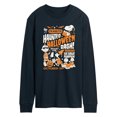 thumbnail image 1 of Peanuts - Haunted Halloween Bash - Men's Long Sleeve Graphic T-Shirt, 1 of 5