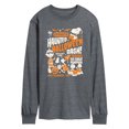 thumbnail image 1 of Peanuts - Haunted Halloween Bash - Men's Long Sleeve Graphic T-Shirt, 1 of 5
