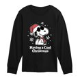 thumbnail image 1 of Peanuts - Having a Cool Christmas Long Sleeve Graphic T-Shirt, 1 of 5