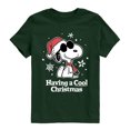 thumbnail image 1 of Peanuts - Having a Cool Christmas Boys' Short Sleeve Graphic T-Shirt, 1 of 4