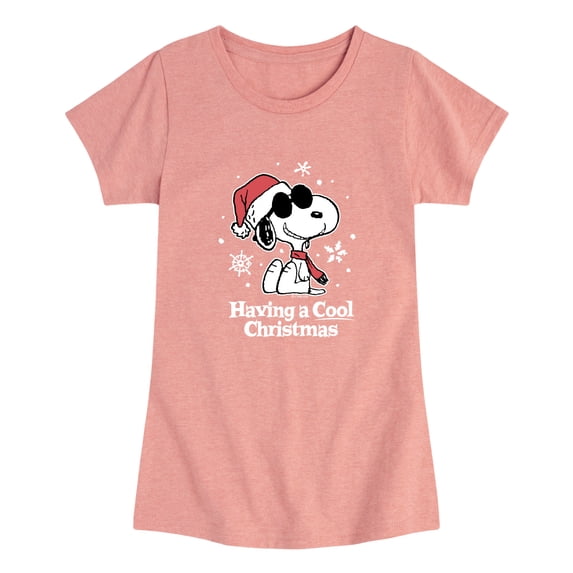 Peanuts - Having a Cool Christmas Toddler Short Sleeve Graphic T-Shirt