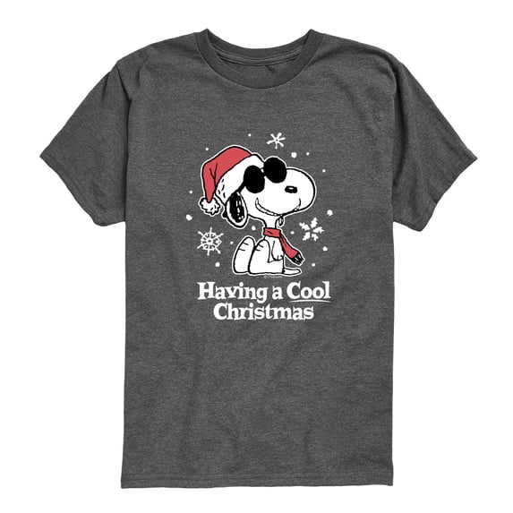 Peanuts - Having a Cool Christmas Toddler Short Sleeve Graphic T-Shirt