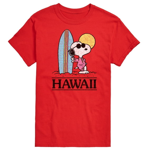 Peanuts - Hawaii - Men's Short Sleeve Graphic T-Shirt