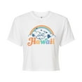 thumbnail image 1 of Peanuts - Hawaii Snoopy - Juniors Cropped Graphic T-Shirt, 1 of 6