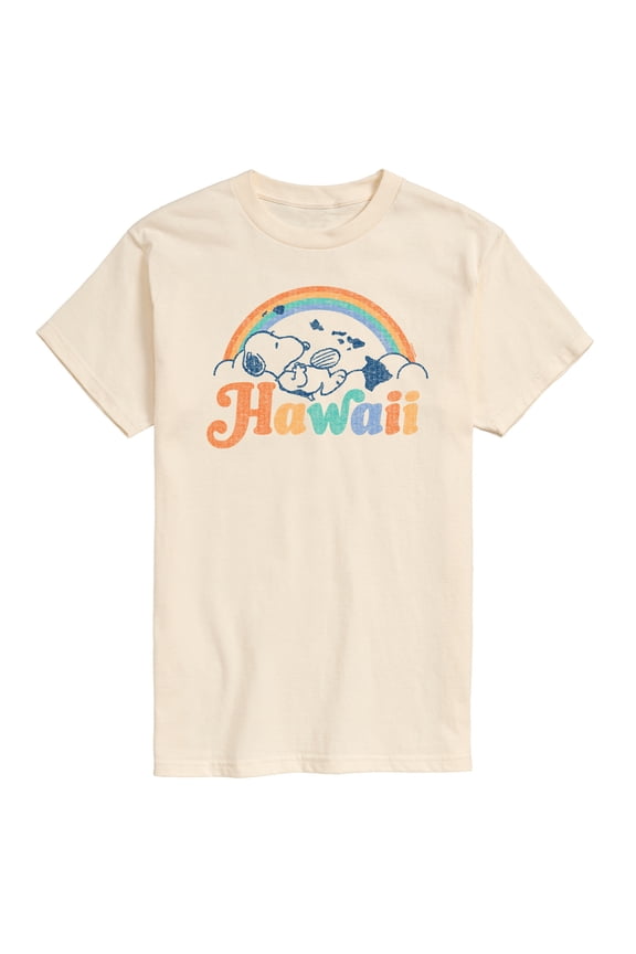 - Hawaii Snoopy - Men's Short Sleeve Graphic T-Shirt