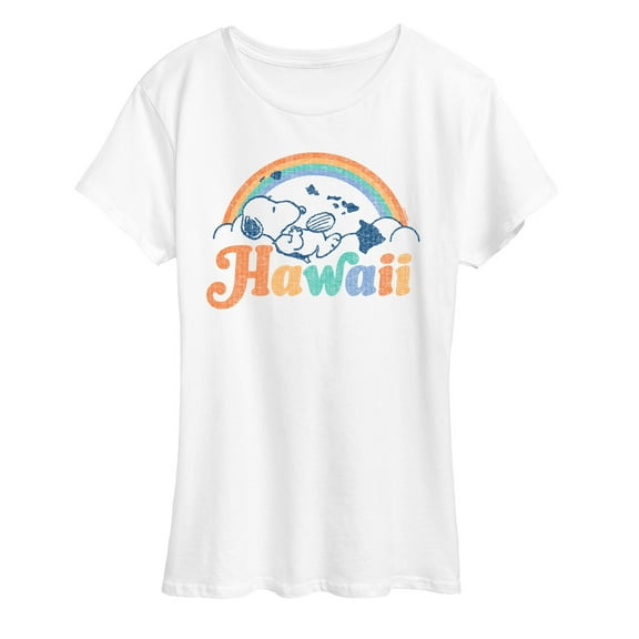 Peanuts - Hawaii Snoopy - Women's Short Sleeve Graphic T-Shirt