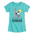 thumbnail image 1 of Peanuts - Hawaii - Toddler And Youth Girls Short Sleeve Graphic T-Shirt, 1 of 6
