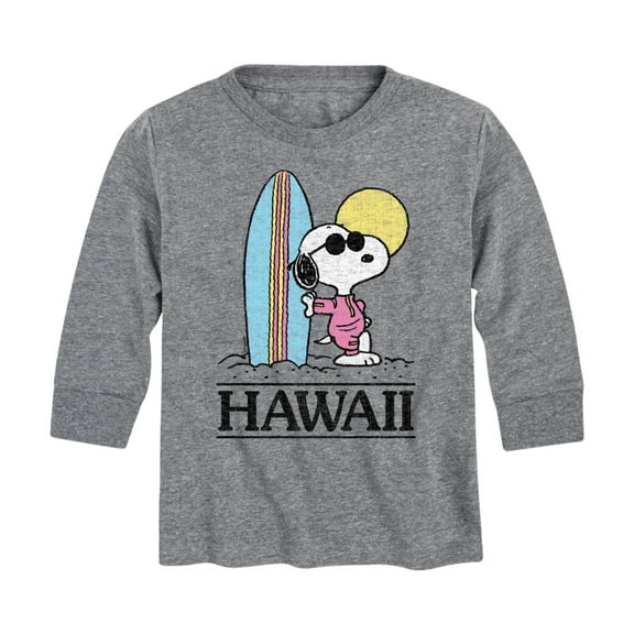 Peanuts - Hawaii - Toddler And Youth Long Sleeve Graphic T-Shirt