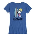 thumbnail image 1 of Peanuts - Hawaii - Women's Short Sleeve Graphic T-Shirt, 1 of 6