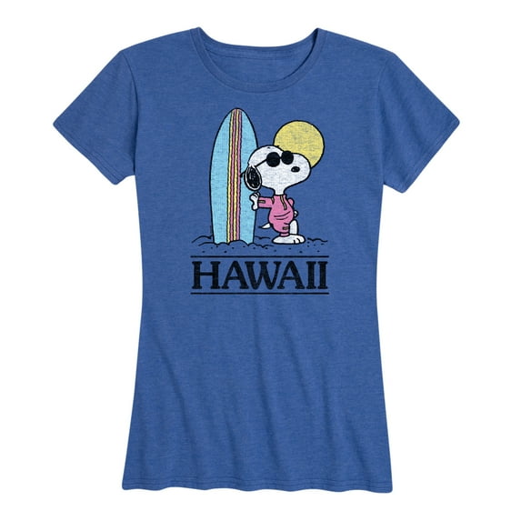 Peanuts - Hawaii - Women's Short Sleeve Graphic T-Shirt