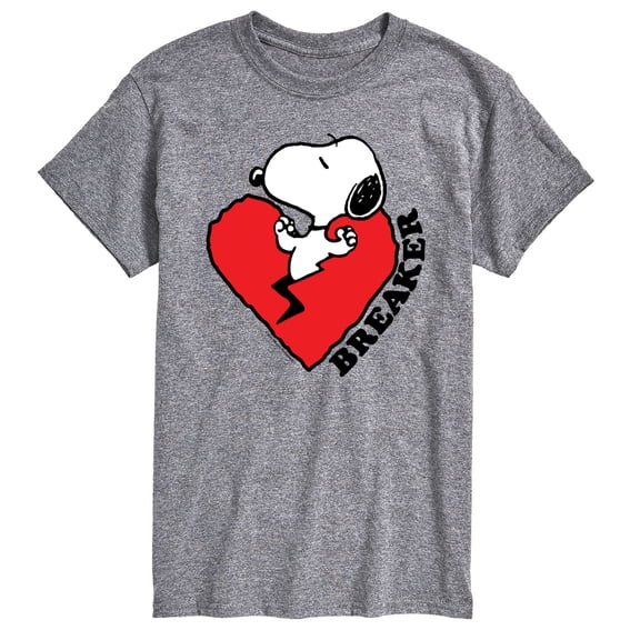 Peanuts - Heart Breaker - Men's Short Sleeve Graphic T-Shirt