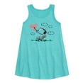 thumbnail image 1 of Peanuts - Heart Scribble - Toddler & Youth Girls A-line Dress, 1 of 5