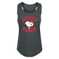 thumbnail image 1 of Peanuts - Heart Throb Snoopy - Women's Racerback Tank, 1 of 5
