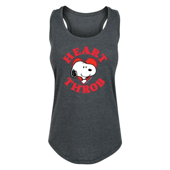 Peanuts - Heart Throb Snoopy - Women's Racerback Tank