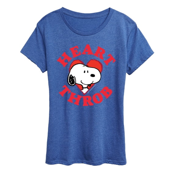 Peanuts - Snoopy Heart Throb - Women's Short Sleeve Graphic T-Shirt