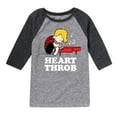 thumbnail image 1 of Peanuts - Heart Throb - Toddler And Youth Raglan, 1 of 4