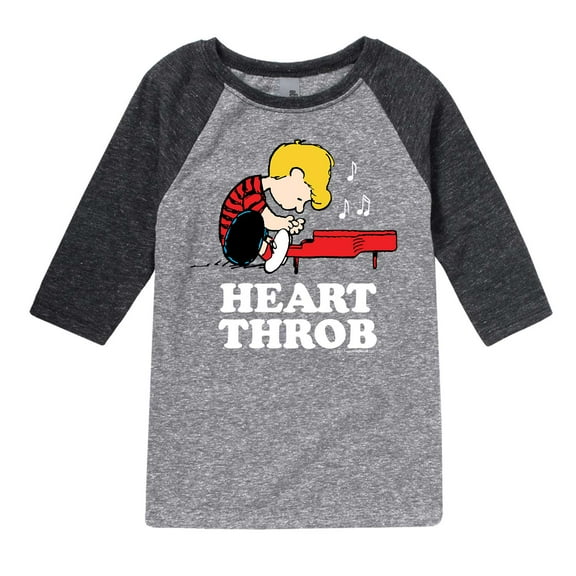 Peanuts - Heart Throb - Toddler And Youth Raglan