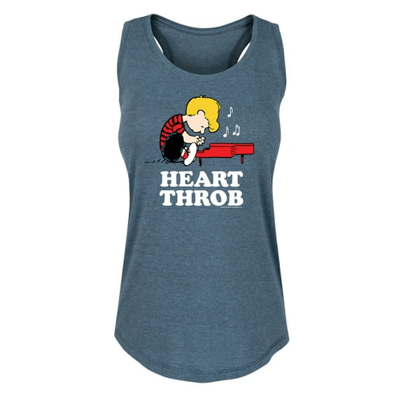 Peanuts - Heart Throb - Women's Racerback Tank