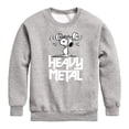thumbnail image 1 of Peanuts - Heavy Metal Snoopy - Toddler And Youth Crewneck Fleece Sweatshirt, 1 of 6