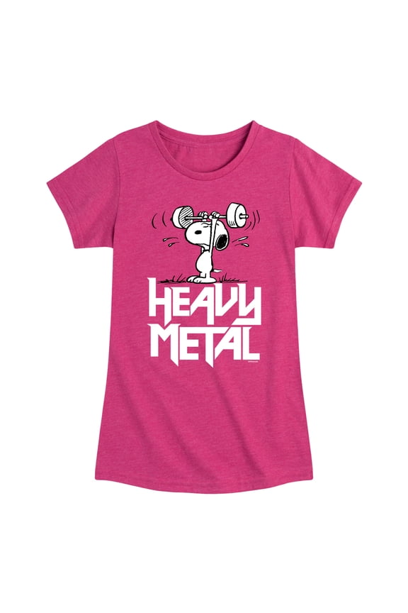 - Heavy Metal Snoopy - Toddler And Youth Girls Short Sleeve Graphic T-Shirt