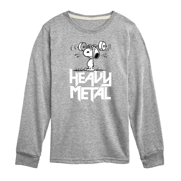 Peanuts - Heavy Metal Snoopy - Toddler And Youth Long Sleeve Graphic T-Shirt
