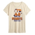 thumbnail image 1 of Peanuts - Hockey Club - Women's Short Sleeve Graphic T-Shirt, 1 of 5