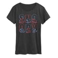 thumbnail image 1 of Peanuts - Hockey Snoopy - Women's Short Sleeve Graphic T-Shirt, 1 of 5