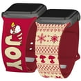thumbnail image 1 of Peanuts Holiday Happiness HD Unisex Watch Band for Apple Watch - 38/40/41mm(42mm Series 10/11) Short Joy by Affinity Bands, 1 of 6