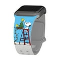 thumbnail image 1 of Peanuts Holiday Happiness HD Unisex Watch Band for Apple Watch - 42/44/45/49mm(46mm Series 10) Long Christmas Tree by Affinity Bands, 1 of 4