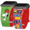 thumbnail image 1 of Peanuts Holiday Happiness HD Unisex Watch Band for Apple Watch - 42/44/45/49mm(46mm Series 10) Long Holiday Stamps by Affinity Bands, 1 of 6