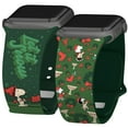 thumbnail image 1 of Peanuts Holiday Happiness HD Unisex Watch Band for Apple Watch - 42/44/45/49mm(46mm Series 10) Long Let It Snow by Affinity Bands, 1 of 6