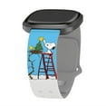 thumbnail image 1 of Peanuts Holiday Happiness HD Unisex Watch Band Compatible with FitBit Versa 3 & Sense (20mm Short Christmas Tree) by Affinity Bands, 1 of 4