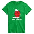 thumbnail image 1 of Peanuts - Holiday Snoopy Just Chillin - Men's Short Sleeve Graphic T-Shirt, 1 of 6