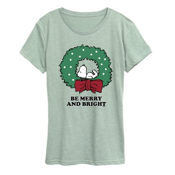 Peanuts - Holiday Vibes - Women's Short Sleeve Graphic T-Shirt