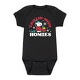 thumbnail image 1 of Peanuts - Holidays - Chillin With My Homies - Infant Baby One Piece, 1 of 5