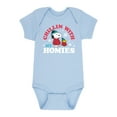 thumbnail image 1 of Peanuts - Holidays - Chillin With My Homies - Infant Baby One Piece, 1 of 5