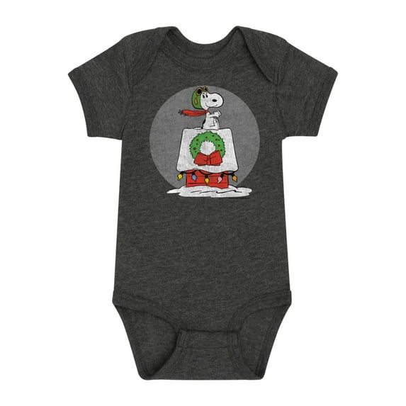 Peanuts - Holidays - Christmas House Decorations Take Over - Infant Baby One Piece
