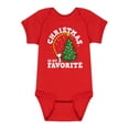 thumbnail image 1 of Peanuts - Holidays - Christmas Is My Favorite - Infant Baby One Piece, 1 of 5