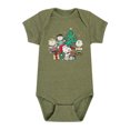thumbnail image 1 of Peanuts - Holidays - Christmas Morning Opening Gifts - Infant Baby One Piece, 1 of 1