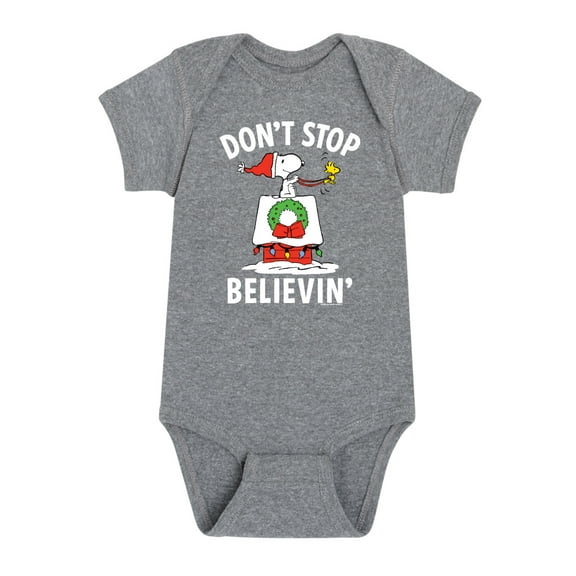 Peanuts - Holidays - Don't Stop Believin' - Infant Baby One Piece