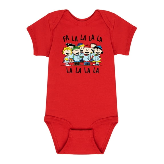 Peanuts - Holidays - Sing Fa La La La La - Infant Baby One Piece