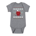 thumbnail image 1 of Peanuts - Holidays - Snowflake Christmas Pattern - Infant Baby One Piece, 1 of 5