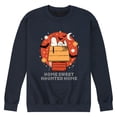 thumbnail image 1 of Peanuts - Home Sweet Haunted Home Men's Graphic Fleece Sweatshirt, 1 of 5